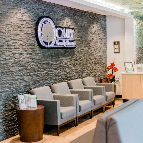 CFD-60 Inside of Cary Family Dentals front office and lobby