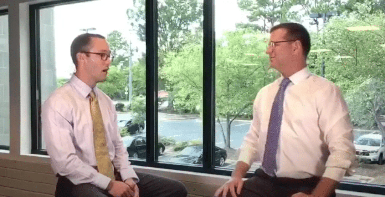 Cary Family Dentist's having discussion in practice