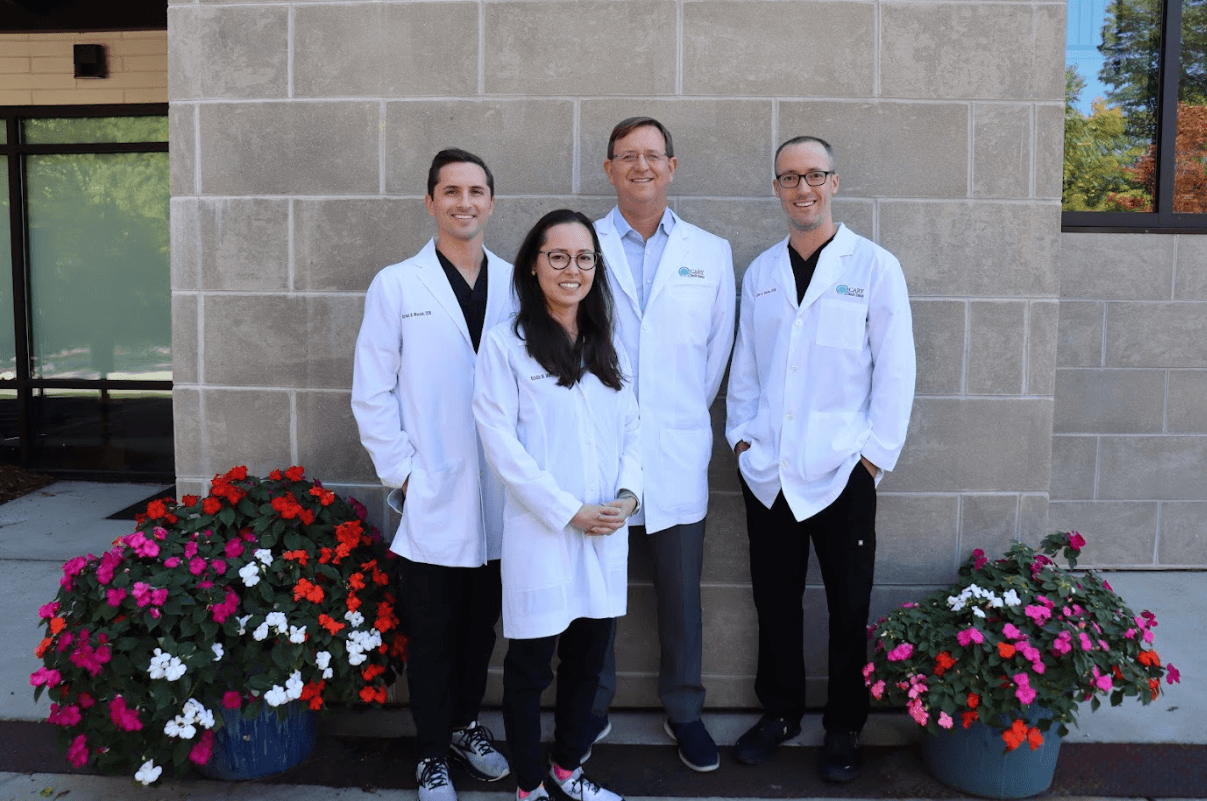 Dr. Allan Acton with Cary Family Dental team in Cary, NC