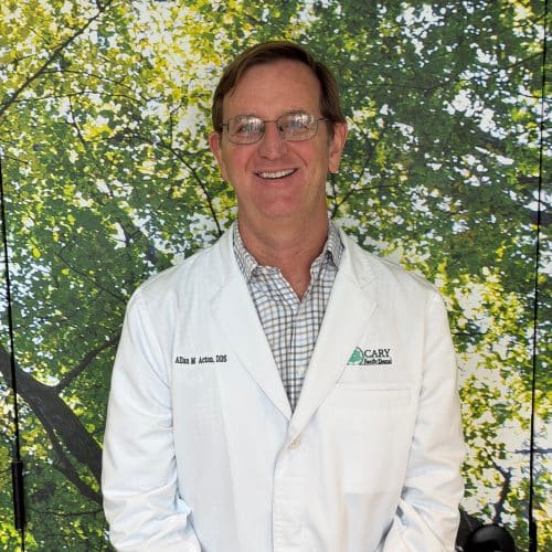 Dr. Allan Acton dentist serving Raleigh and Cary, NC