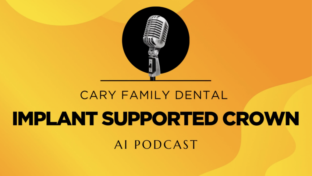 implant supported crown podcast thumbnail